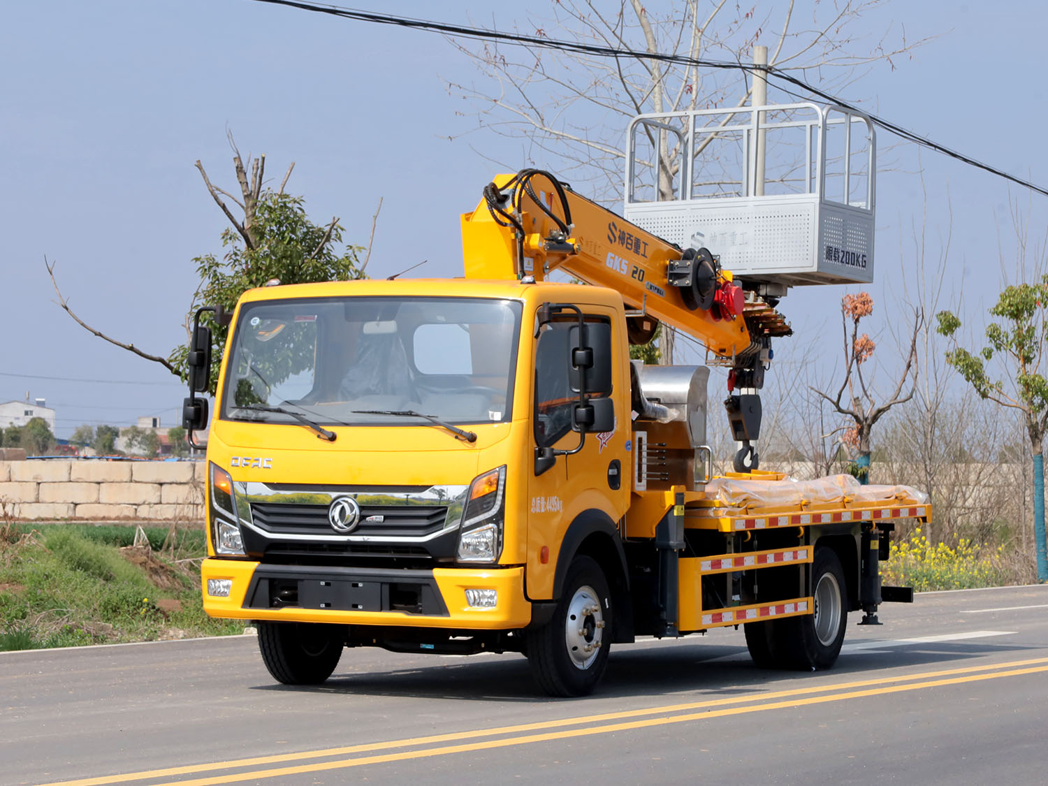 東風(fēng)多利卡D6重載型三合一高空作業(yè)車（5噸，藍(lán)牌）