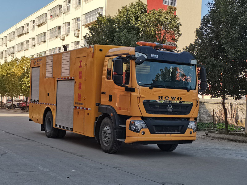 豪沃3000方排水救險車